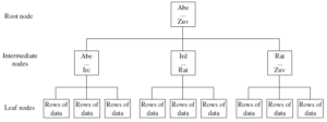 Physical structure of a clustered index