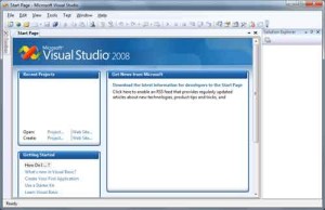 Visual Studio 2008 Start Page