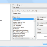 Visual basic 2008 IDE - Fonts and Color Options
