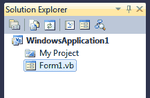 Solution Explorer Window