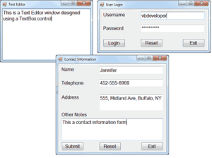 Visual Basic TextBox Examples