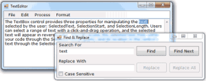 VB.NET TextEditor Project Example