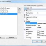 ListView Control's Column Header Collection Editor Dialog Box