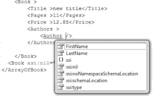 The XML Editor can assist you in conforming to a specific schema.